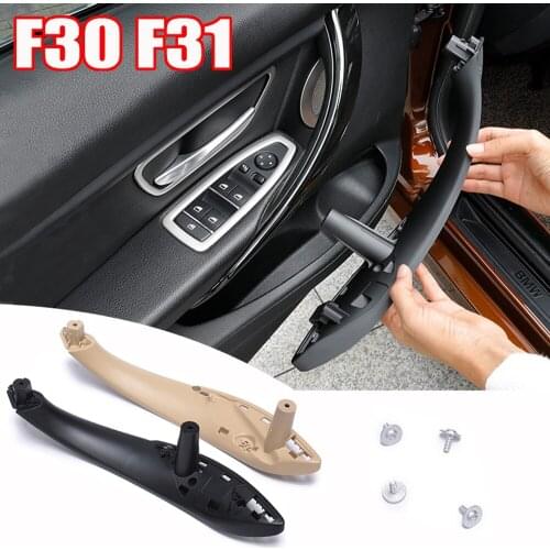 Car Accessories Auto Inner Doors Handle Pull Trim Cover For BMW 3 Series For F31 LCI 2014-2017 51417279312