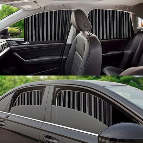 1pc Auto Car Curtains Window Cover Sets Universal Retractable Auto Curtain Window Roller Sun Shades Blind Block Protector