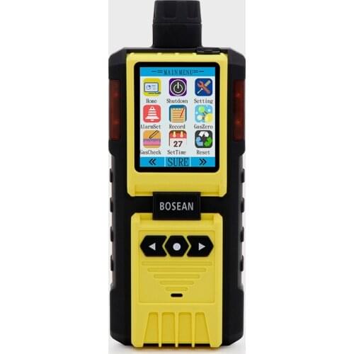Bosean co co2 o2 h2s auto gas analyzer sulfur dioxide Portable methanol detector with pump 5