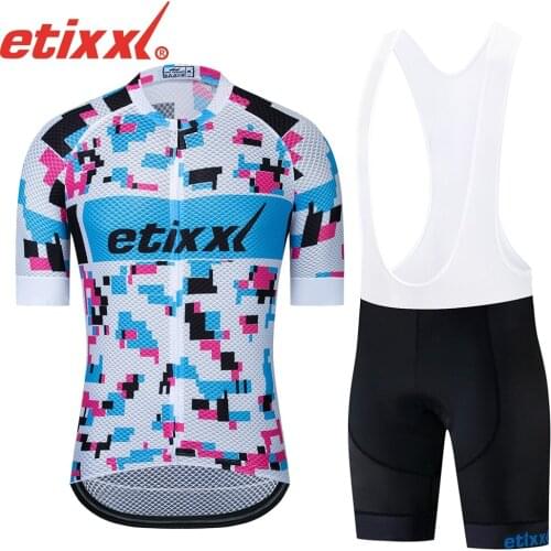 Brand Summer Cycling Jersey Set Breathable MTB Bicycle Cycling Clothing Mountain Bike Wear Clothes Maillot Ropa Ciclismo