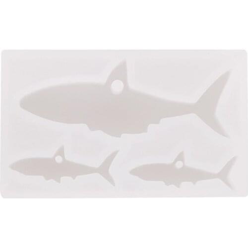 Crystal Epoxy Resin Mold Shark Casting Silicone Mould Handmade DIY Crafts Decor