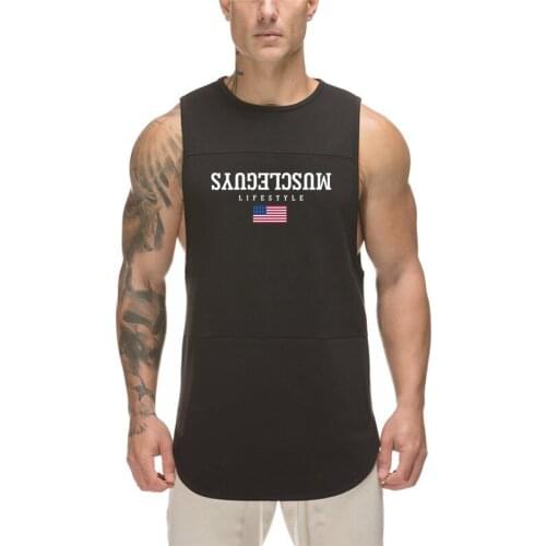 Mesh Tank Top Men Gym Stringer Clothing Bodybuilding Sportswear Undershirt Workout Fitness Singlets Vest Muscle Sleeveless Shirt