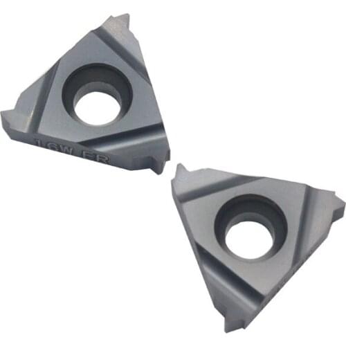 16ER 16W 20PCS Indexable Tungsten Carbide Threading Lathe Inserts 16ER 16W LDA carbide threading inserts for stainless steel