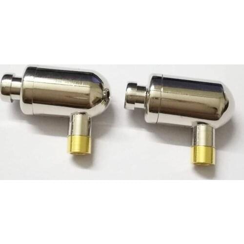 Pure Copper 8mm Driver Unit Metal Headphone Housing for Headphone DIY Shell Case with MMCX Plug Socket