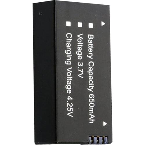 3.7V 650mAh Low Temperature Working Battery for 4K Ultra Video Ski-Sunglass Goggles WIFI Camera with Anti-Fog Snowboard Ski Lens