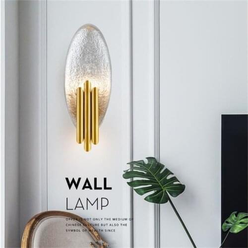Nordic Bedroom Bedside Wall Lamp Personality Hardware Staircase Corridor Postmodern Minimalist Living Room Creative LED Lamp