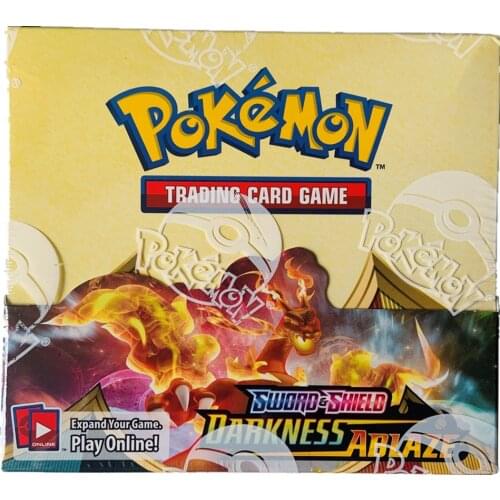 New 2020 Sword & Shield Darkness Ablaze Booster Box Pokmon Cards Collectible Kids Toys