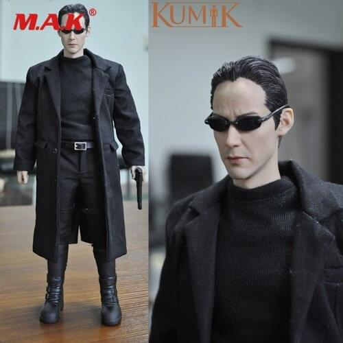 1/6 Scale Full Set Collectible KMF034 Custom The Matrix Keanu Reeves Action Figure for Fans Collection Toys Gift