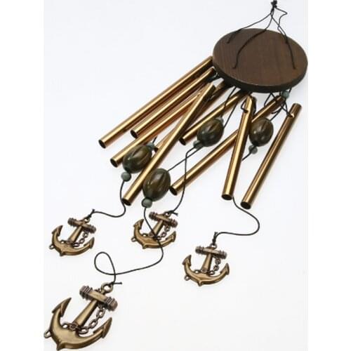 Religious Antirust Copper anchor Wind Chimes Outdoor Garden Decorations Wind Chimes Bells Gift kinderkamer decoratie