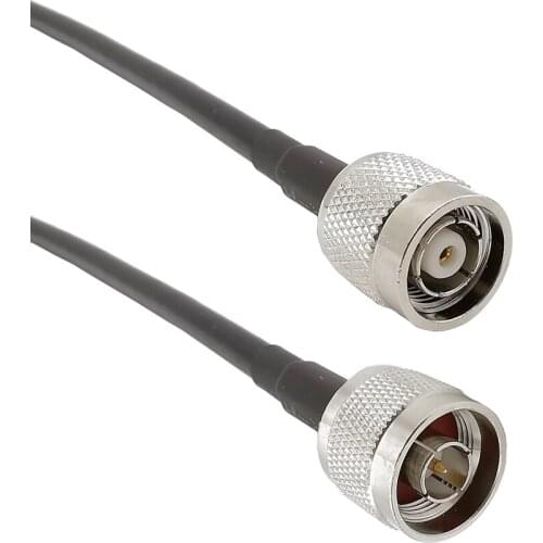 RP TNC Male (inner hole) to N Type Male RG58 Extension Cable N Plug to RP-TNC Plug Adapter WiFi Antenna Cable 1-20M
