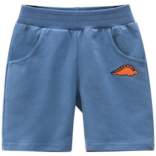 ZWY1097 Summer Shorts Cotton Solid Elastic Waist Shorts For Boys Girls Fashion Sports Pants Toddler Panties Kids Beach Clothing