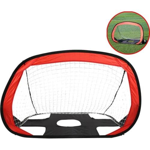 2 In 1 Foldable Football Gate Net Teenager Durable Target Shot Soccer Goal Practice Gate Outdoor Indoor Sports Trainning Tools