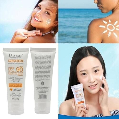 40g Body Sunscreen Whitening Sun Cream Sunblock Skin Protective Cream Anti-Aging Oil-control Moisturizing SPF 90