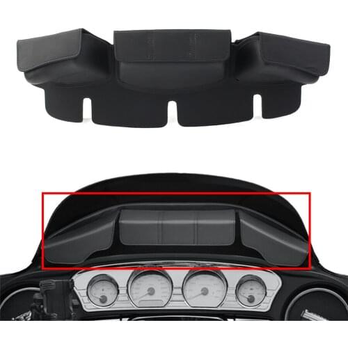 Motorcycle Fairing Pouch Windshield Bag 3 Pockets For Harley Touring Electra Street Glide FLHX 2014 2015 2016 2017 2018 2019