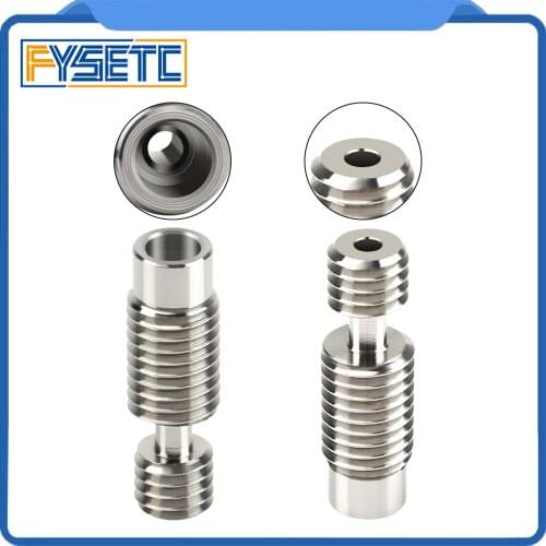 FYSETC E3D V6 High Quality All Metal Throat for E3D V6 HOTEND Heater Block 1.75MM Filament Smooth