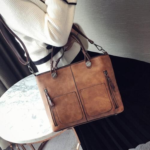 Womens High Quality PU Leather Bag for Shoulder Carry Elegant Retro Females Handbag Suitable For Work Dating Shopping