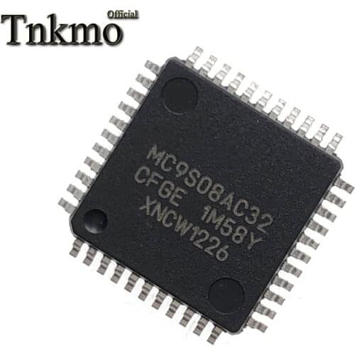 10PCS MC9S08AC32CFGE QFP-44 MC9S08AC32CFG QFP44 MC9S08AC32 MC9S08 9S08AC32CFGE 8-bit embedded microprocessor New and original