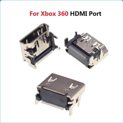 5Pcs For XBOX360 HDMI-compatible Port Socket Interface For XBOX 360 Connector HD Port Replacement Motherboard Repair Part Plug