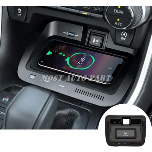 ABS Plastic Wireless Car Charger Phone Charging Plug And Play Trim For Toyota RAV4 2019-2021 1pcs