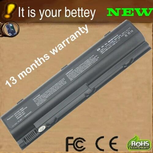 Laptop Battery For HP Pavilion dv1000 dv4000 dv5000 ze2000 6 cell 4400mAh