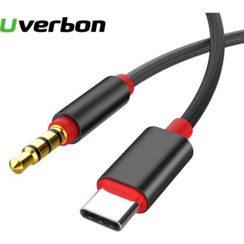 USB Type C Audio Cable Type-C to 3.5mm Jack Car AUX Audio Adapter Cable for Huawei Mate 10 P20 Letv 2 Pro Xiaomi 6 Note Mix