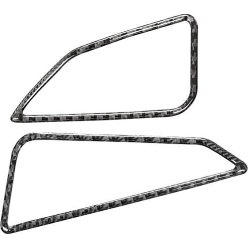 Car A Pillar Dashboard Air Outlet Bezel Trim Cover Frame Stickers Carbon Fiber for Toyota Corolla 2019 2020 2021