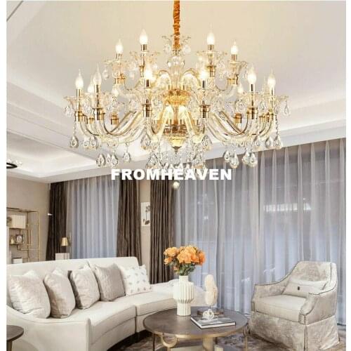 Free Shipping Modern Crystal Chandelier Lights K9 Crystal Chandelier Living Room Lustre Sala de Jantar Cristal 100% Guaranteed