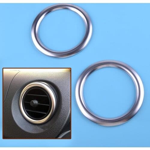DWCX 2pcs Car Inner Air Vent Outlet Cover Trim Decoration Ring Fit for Mercedes-Benz Vito W447 2014 2015 2016 2017 2018