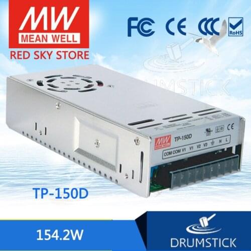Harmonious MEAN WELL TP-150D meanwell TP-150 154.2W Triple Output with PFC Function Power Supply