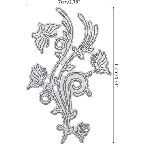 M17D Butterfly Flower Metal Cutting Dies Stencil DIY Scrapbooking Album Paper Card