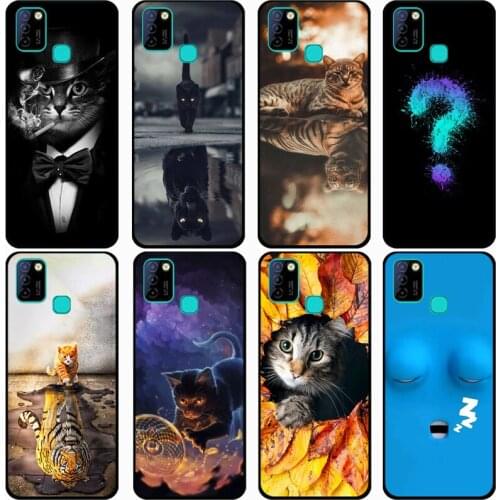 Fashion Soft silicone TPU Cover For Infinix Hot 10 for Hot 10 Play 2021 Phone Funda Case For Hot 10 Lite X657 Cute Cartoon Case