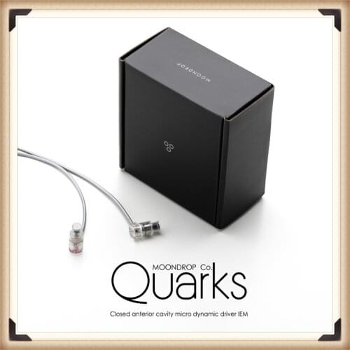 MoonDrop Quarks Dynamic Earphones High-performance IEMs Sports Slim MP3/4 Music Earbuds