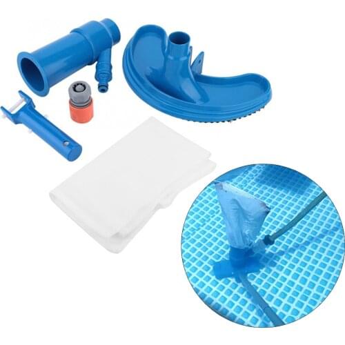 Swimming Pool Vacuum Cleaner Set Cleaning Tool Suction Head Pond Fountain Vacuum Cleaner Brush Hot Spring Pool Vacuum Cleaner