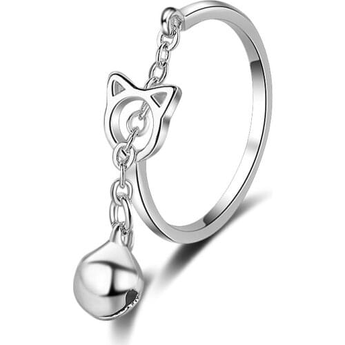 TJP New Fashion Cat Silver Rings For Women Party Jewelry Fashion Girl 925 Silve Finger Rings Wedding Accessories Hot Female Gift