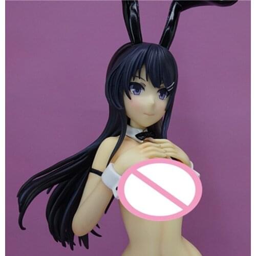 Rascal Does Not Dream of Bunny Girl Senpai Mai Sakurajima 1/6 naked anime figure sexy anime girl figure