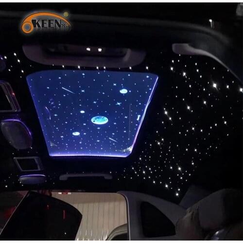 OKEEN New Arrival LED Car Roof Star Light Interior LED Starry Laser Atmosphere Ambient Projector Auto Decoration Galaxy Lights