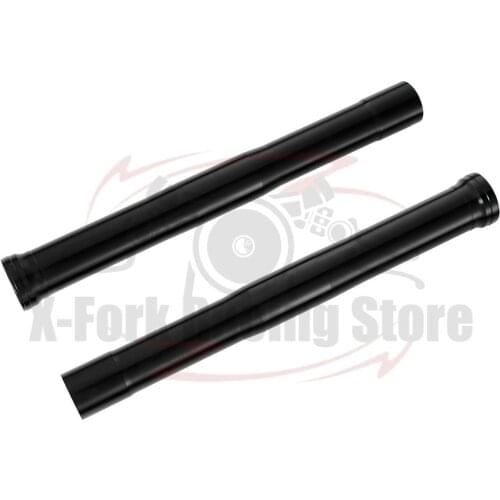 Front Fork Tube Pair Outer Black Tubes Pipes For Triumph Street Triple 675 R 2013-2017 2014 2015 2016 482cm length 18.98 inch