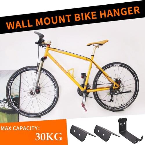 Mountain Bike Hanging Rack Wall Mounted Bicycle Parking Rack Steel Holders MTB Road Bike Storage Buckle Hook Bicycle Accessory