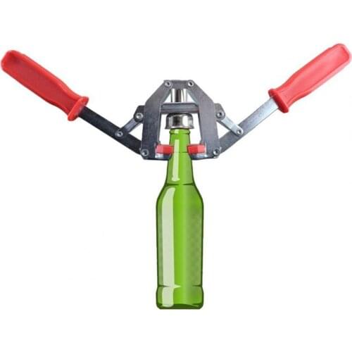 Practical Great Manual Bottle Capper Accessories Red Color Beer Capper High Durability for Home