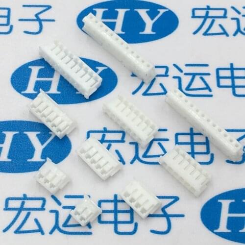 50pcs ZH1.5 Connector 1.5MM PITCH FEMALE HOUSING Plastic Shell Plug 2P/3P/4P/5P/6P/7P/8P/9P/10P FOR PCB BOARD ZH