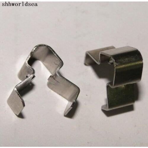 Shhworldsea 100pcs Free Shipping Zinc Clear Iron Fastener Retainer Clip For Honda