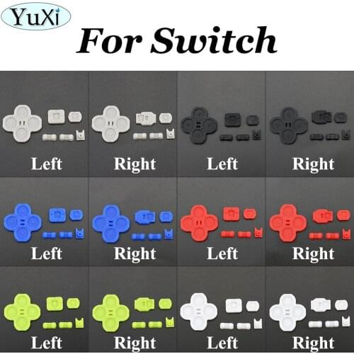 YuXi Left Right Silicone Pads Conductive Rubber D-pad replacement for Nintend Switch for NS Joy-con Control Game control button