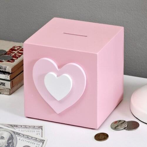 Cute Wooden Piggy Bank Money Box Decorative Boxes Piggy Bank Creativity Safe Piggy Piggy Bank For Kids Gift Cofre Home Decor BC