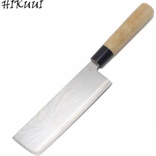 High quality Utility Vegetable Salad Knives Laser pattern Japanese Cuisine stainless Steel Knife Multifunctional Slice Knife