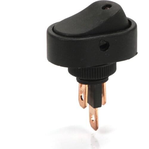 High quality 4PCS LED Dot Light 12V ASW-20D Car Auto Boat Marine 3P Rocker ON/OFF Toggle SPST Switch