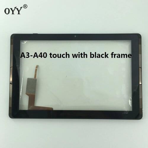 10.1" For Acer Iconia Tab 10 A3-A40 Tablet PC touch Screen Digitizer Glass Panel with blue frame Replacement Model:A6002
