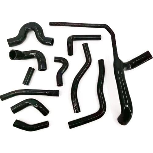 11PCS Replacement For AUDI 100 (S4/S6) C4(4A) AAN/S4 91-94/S6 95-97 Silicone Radiator Exhaust Pipe Kit