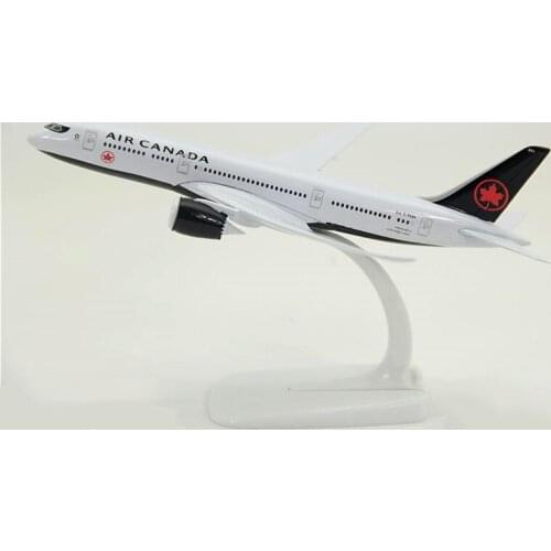 18CM 1:300 Scale Boeing B787-8 Model Air Canada New Metal Alloy Plane Aircraft Model Airplane Kids Gift Collectible Decoration