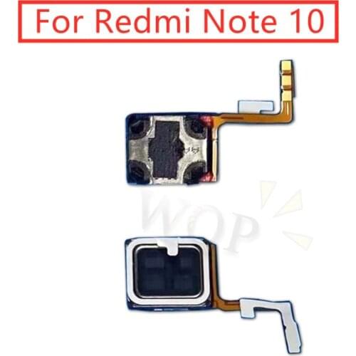 2pcs for Xiaomi Redmi Note 10 Earpiece Speaker Receieve Flex Cable Cell Phone Module Replacement Repair Spare Parts