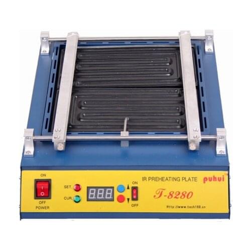 220V Or 110V T8280 PCB Preheater T 8280 IR Preheating Plate T-8280 IR-Preheating Oven Dismantling Welding Chip